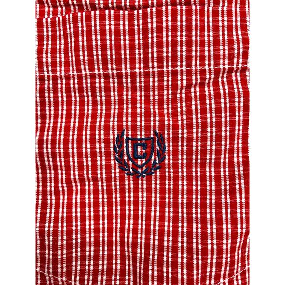 Chaps Mens Red Stretch Easy Care Dress Shirt Size M - Picture 2 of 9